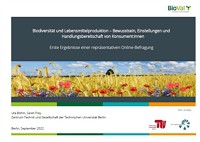 Online-Befragung: Biodiversität und Lebensmittelproduktion