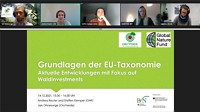 EU-Taxonomie und Waldinvestment – großes Interesse am Webinar spiegelt Relevanz und Aktualität des Themas wider