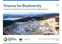 Guide on biodiversity measurement by the Finance and Biodiversity Community and Foundation published (2nd edition)