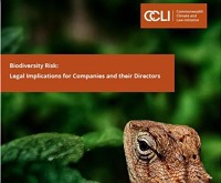 Publication on Biodiversity Risks: Legal Implications for Companies and their Directors