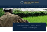 Science Based Targets Network (SBTN): Publication of first land science-based targets 